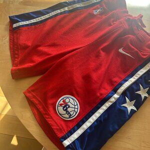 Nike Player Issued NBA Philadelphia 76ers Statement Game Shorts Size M